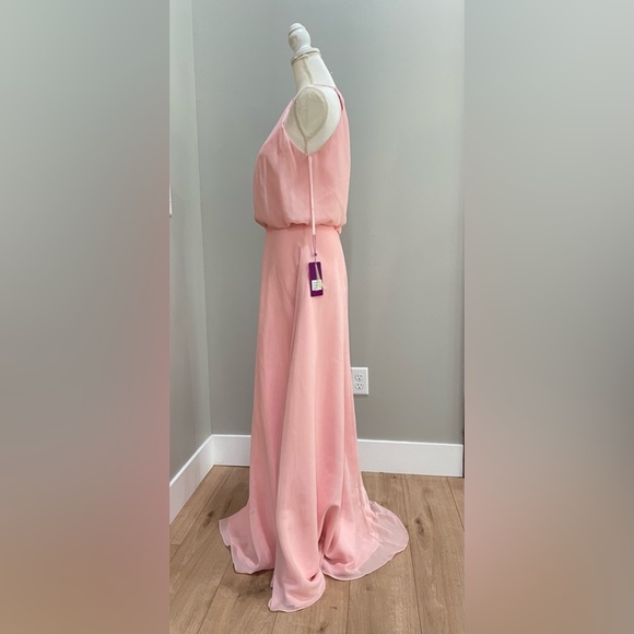 🌟Host Pick🌟Women’s Blush Pink Abby Paris Chiffon Dress - Picture 5 of 12